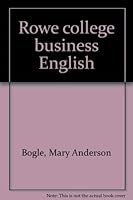 Rowe college business English 0882942743 Book Cover