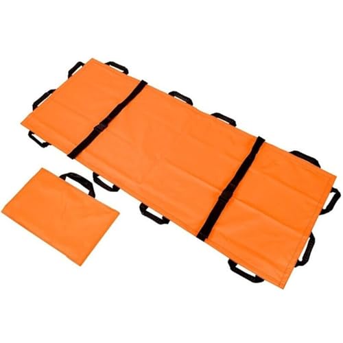 Camilla De Primeros Auxilios Plegable Y Blanda, Camilla De Emergencia Portátil, Camilla Para Traslado De Pacientes Hospitalarios 180x70cm Con 12 Asas, Lona Gruesa Con Bolso, Para El Manejo Pacientes