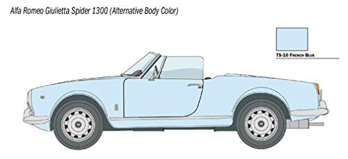 Italeri 1:24 Alfa Romeo Giulietta Spider Modelo Plástico miniatura 5