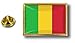 Akacha pins pin Badge pin's Metal avec Pince Papillon Drapeau Mali malien