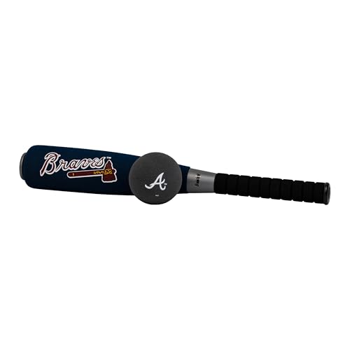 Franklin Sports MLB Foam Bat + Ball Set - 21 In - Atlanta Braves - image 9