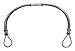 Kuriyama WC-2 Whipcheck Safety Cable, Hose-to-Hose, 1-1/2" to 3" Hose ID, 1/4" Diameter, 125 PSI