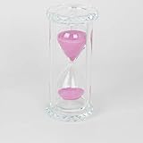 Lonovel 60 Minutes Hourglass Timer,Crystal Sand Timer Carving Surface,Hourglass for Kitchen Office...