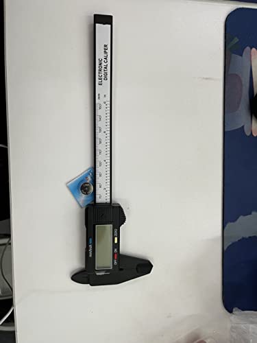 Blendura Professionnel Pied à Coulisse, Plastique Pied à coulisse Digital 150 mm Haute Précision Calibre Outil Mesure Applicable à l'industrie Domestique des Bijoux en Jade Cover