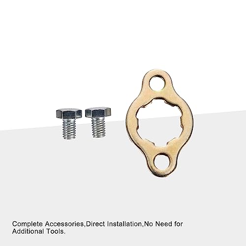 GOOFIT 17mm Engine Sprocket Zahnrad Retainer Platte Satz Ersatz für 50cc 70cc 90cc 110cc 125cc ATV Dirtbike Go Kart Pitbike Dune Buggy Quad