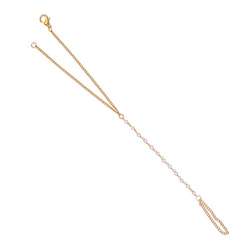 StyleGallery Style Gallery Elegant, Delicate Chain and Pearl Chain Bracelet with Ring/Hathphool/Hand Harness for Women/Girls (B08T69HP23) Amazon Price History, Amazon Price Tracker