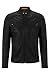 Produktbild BOSS Herren Jonata Slim-Fit Bikerjacke aus gewachstem Leder Schwarz 52