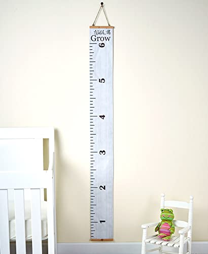 Image of The Lakeside Collection Sentiment Ruler Growth Chart - Child Height Tracker - Watch Me Grow