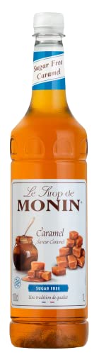 Monin Premium Caramel Sugar Free Syrup, 1L