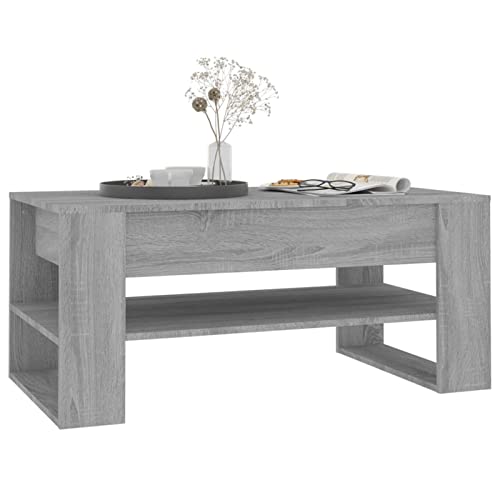 Table de salon gris sonoma compacte et robuste pour optimiser les petits espaces de vie - 8