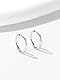 U7 Creolen Klein Silber Chunky Huggie Hoop Earrings Edelstahl Ohrringe Klein Kreolen 10mm mini Ohrschmuck für Damen Mädchen
