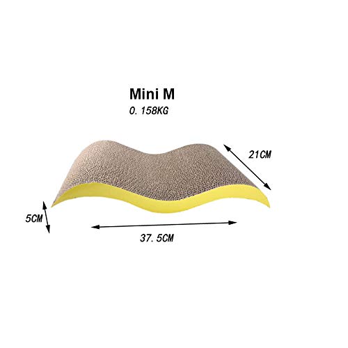 Ajeerd – Cama de descanso para gatos e arranhador 2 em 1 com arco curvado para gatos e ninho de gato