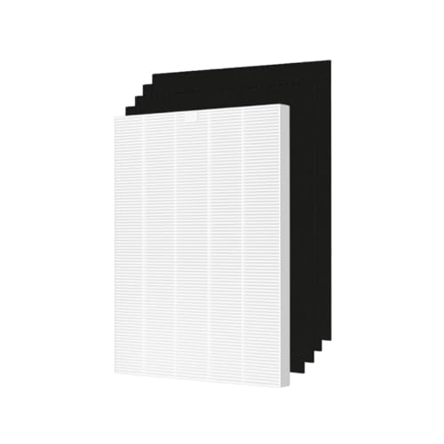 Image of Nispira D480 Replacement Filter Set Compatible with Winix D480 Air Purifier, Replaces Part 1712-0100-00, Includes 2 HEPA Filter and 8 Carbon Filters, 2 Set