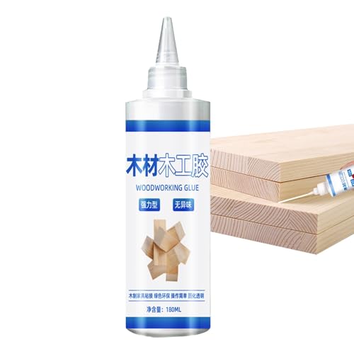 Clear Wood Glue - Glue Wood Carpenter Glue 180ml Transparent Wood Glue | Safe Glue, Woodworking Glue, Multi-Functional Glue For Wood, Handcraft Projects, Family