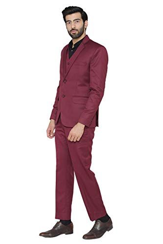 Image of WINTAGE Men's Polyester Cotton and Evening 3 Pc Suit