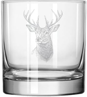MIP 11 oz Rocks Whiskey Old Fashioned Glass Gift Deer
