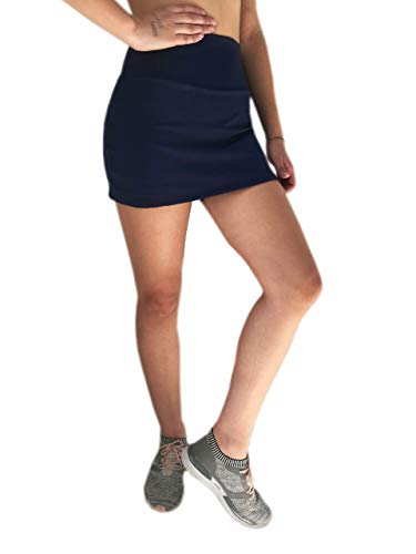 KIT 2 Shorts Saia Plus Size Suplex Cós Alto Estampada ou Lisa PRETO-AZUL G2