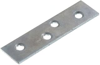 One Stop DIY 40 x STRAIGHT MENDING STRETCHER REPAIR PLATES 75MM (3 inch) BZP STEEL NEW