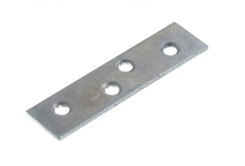 10 x Straight Mending Stretcher Repair Plates 75MM (3 inch) BZP Steel