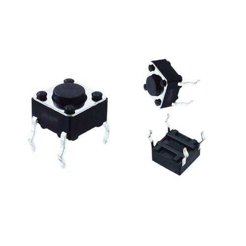 Bouton-poussoir à 4 broches en cuivre durable DC12V 50mA à haute sensibilité
