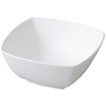 NARUMI ボウル 皿 スタイルズ ホワイト 対角15cm スクエア 電子レンジ温め 食洗機対応 50481-3414