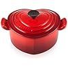 Avis Cocotte cœur en fonte émaillée, 20cm, cerise de Le creuset