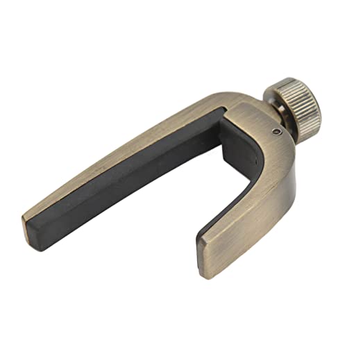 Generic スプリングカポ メタルカポ クイックチェンジカポ アコースティックギター エレキギター ウクレレ等向け 美しいリングトーンを生み出すための正確なテンションを調整 ハミングなし 小さい軽量 スペースを取らない 長寿命 使いやすい (アンティー