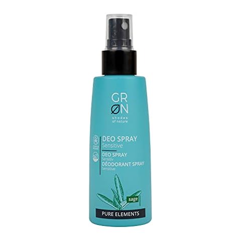 GRN - Shades of Nature GRN [GREEN] organic cosmetics deodorant spray sensitive - organic sage - reliable protection - fresh skin feeling - without aluminum salts - vegan - 75 ml Cover