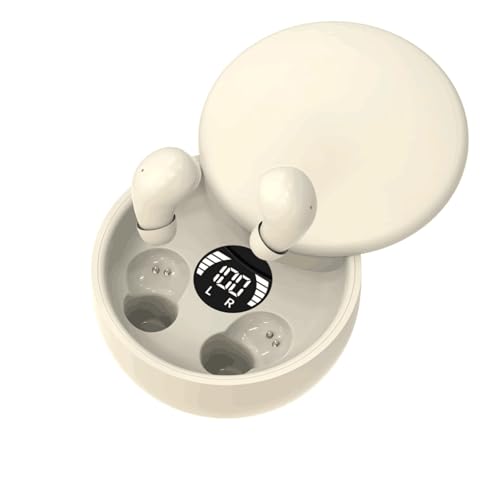 Mini Earbuds, Smallest Wireless Bluetooth Earbuds for Small Ear Canal, Ergonomic Comfort Fit, Premium Sound, 4-5H Playback, 24H Charging Case with Battery Percentage