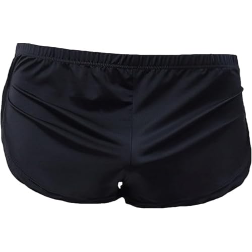 Men'S Boxer Shorts Lounge Breathable Athletic Underpants Loose Split Side Sexy Breathable Underwear Shorts3