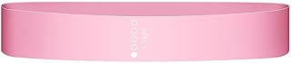 Resistance Bands for Workouts, Rubber Bands for Home Gym & Stretching, Exercise Gear for Women & Men - Great for Yoga, Pilates, Therapy, Leg & Booty Training, Pilates Equipment (Pink-X-Light)