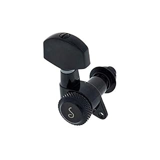 Schaller »M6 135 LOCKING MACHINE HEADS – BLACKCHROME – 6L – SMALL METAL – 19.5mm LOCKING POST« Mécaniques pour Guitare… - Les Beatles, Paul McCartney, John Lennon, RIngo Starr, George Harrison Schaller »M6 135 LOCKING MACHINE HEADS - BLACKCHROME - 6L - SMALL METAL - 19.5mm LOCKING POST« Mécaniques pour Guitare… – Image 2