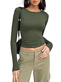 Styling: Dieses sexy Basic-T-Shirt im engen Schnitt lässt sich perfekt mit Jogginghosen, Jeans, Schlaghosen, Lederröcken oder Shorts kombinieren – für einen stylishen Look in Sekunden!