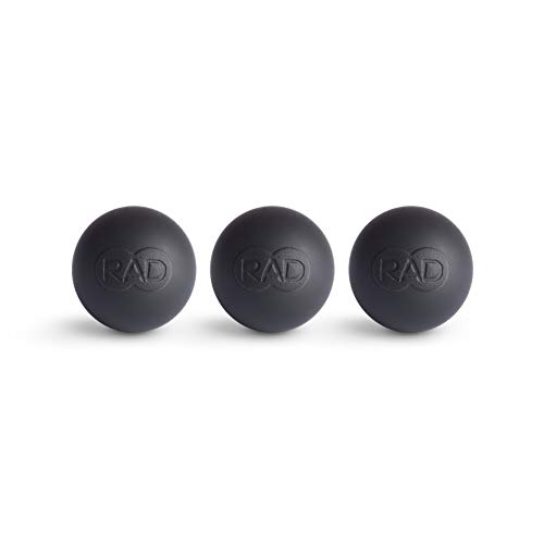 RAD Micro Rounds I Set of 3 High Density Massage Balls for Jaw, Feet and Hands Myofascial Release, Self Massage, Mobility and Recovery