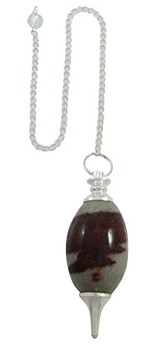 Harmonize Beginner Narmada Stone Teardrop Pendulum Dowsing Reiki Healing Crystal Banalinga Energy Generator