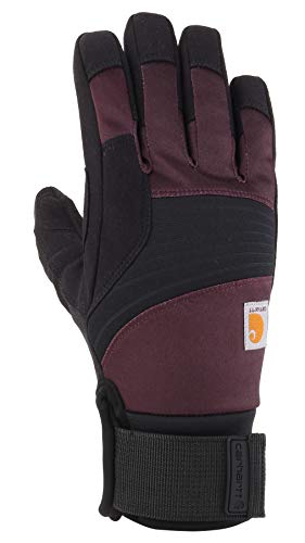 Carhartt Women's Storm Defender Insulated Secure Cuff Glove, Deep Wine Black, Medium #TOP10