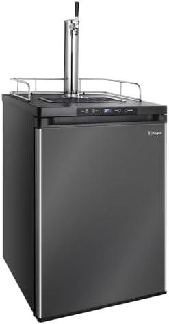 Kegco 3PK309X-1 24" Wide Single Tap Black Stainless Steel Digital...