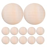POPETPOP Bolas de Madera Natural sin Terminar 22mm 20 Piezas para Manualidades DIY Decorativas Pequeñas Educativas para Adornos Navideños y Proyectos Artísticos