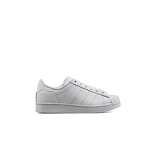 adidas unisex barn superstar C sneaker, Ftwr Vit Ftwr Vit Ftwr Vit - 33.5 EU