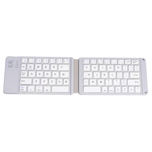 Clavier sans fil pliable blanc Hemobllo pour smartphone