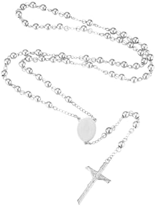 MeMeDIY Colar de terço personalizado para mulheres e homens, ping...