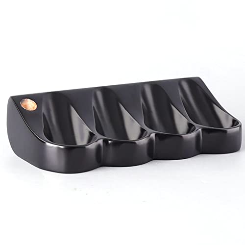 OSBELE Expositor de pipas de madera para tabaco para 4 pipas de tabaco Portapipas de madera moda universal