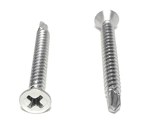 #8x1-1/2 Tornillo autorroscante acero inoxidable 50 pzas miniatura 1