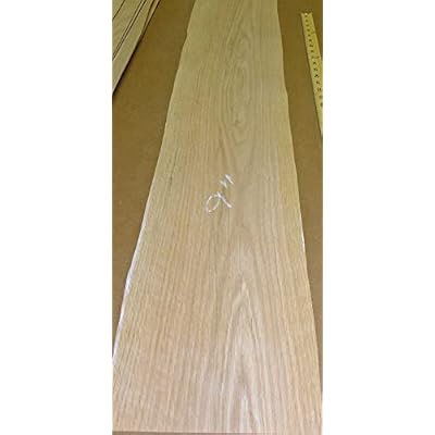 White Oak Wood Veneer 9 x 96 with Paper Backer A Grade Quality 1/40th Thick