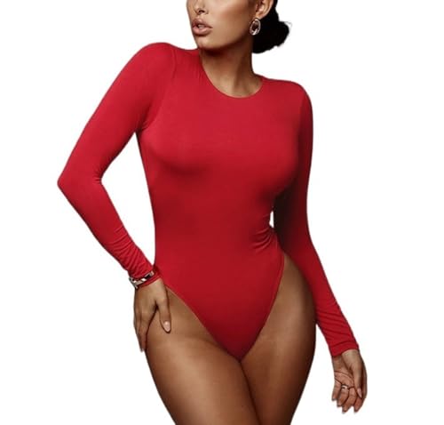 Body string manches longues col carré pour lisser la silhouette sans couture