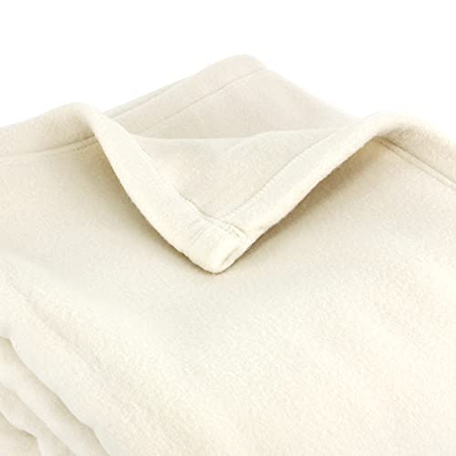 Couverture polaire 240x260 lit king size grand grammage 350g m2 polyester
