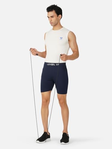 Image of Tights for Men's Skin Tight Shorts for Gym, Running, Cycling, Swimming, Basketball, Cricket, Yoga, Football, Tennis, Badminton & Many More Sports