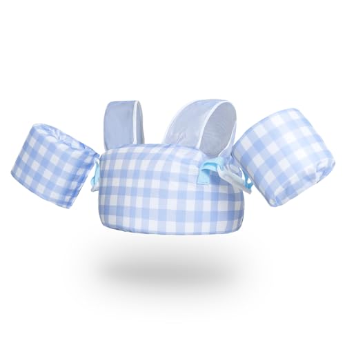 Zeraty Toddler Swim Vest for Kids Toddler Floaties 2-3-4-5-6 Swim Jacket 25-30-50-66 lbs Detachable Pool Float Kids and Arm Floaties Water Wing Boys and Girls