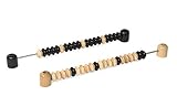 Inertia Sports Classic Shuffleboard Table Foosball Score Keeper - Wooden Abacus Style - Mounting Hardware Included