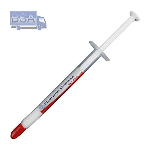 Halnziye 10 x Thermal Paste for CPU HY410 0.5 g White 1.42 W/m-K Thermal Grease 10x Cover